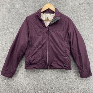 Merrell Women's Medium Primaloft Jacket Plum Purple Insulated‎ Full Zip Coat